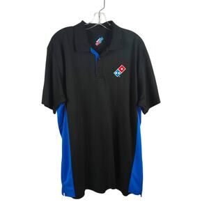 Dominos Pizza XL Polo Short Sleeve Uniform Work Shirt